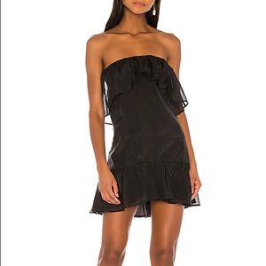 NBD Black strapless dress